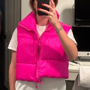 Vibrant Pink Puffer Vest